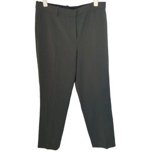 Theory Womens 4 Olive Green Straight Leg Mid Rise